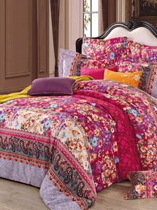 庭園家紡curtilage 國(guó)色天香磨毛四件套 1.5m