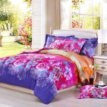 博洋家紡磨毛保暖床單四件套花開(kāi)沐沐180cm